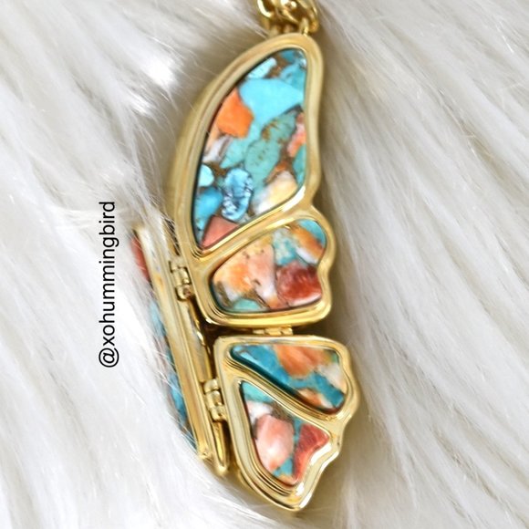 Kendra Scott | Ember Butterfly Statement Necklace - Picture 7 of 15